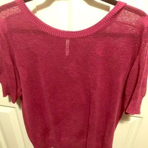 Super cute gently worn polka dot pink top